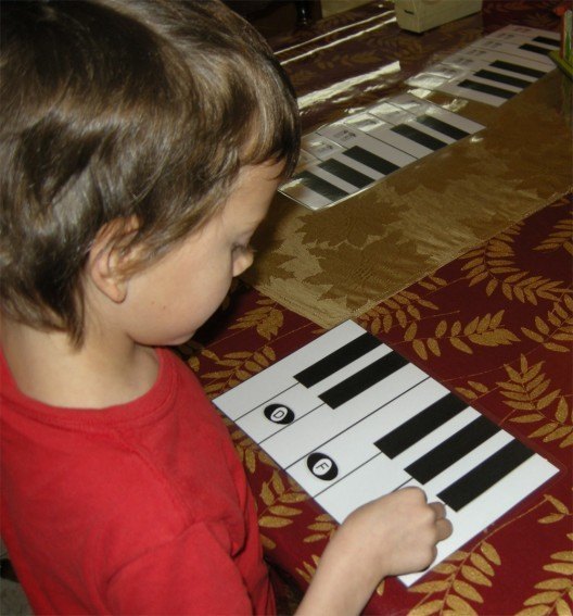 placing notes Teaching Children Music